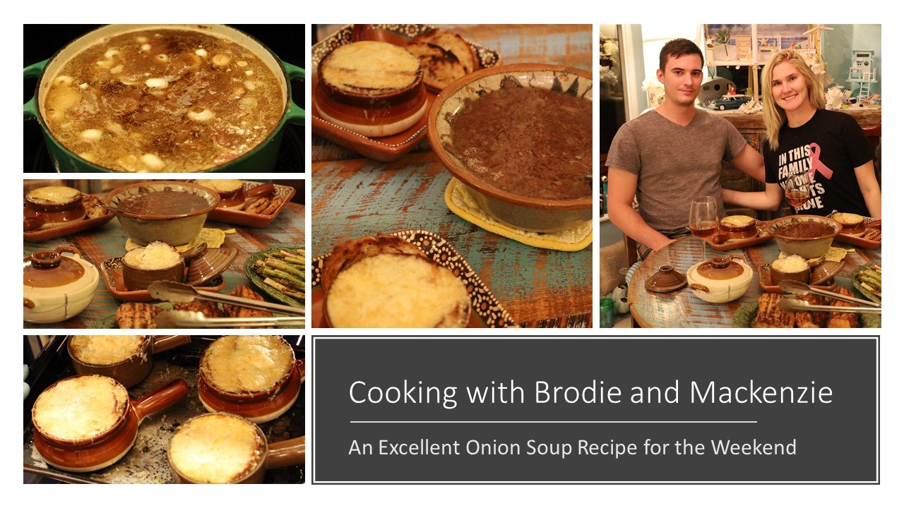 Cooking With Brodie and Mackenzie Onion Soup