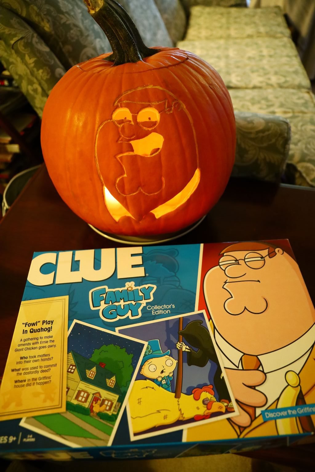 Hey Family Guy! Get a CLUE for Halloween! – BarefootInFloridaWithJulie.com